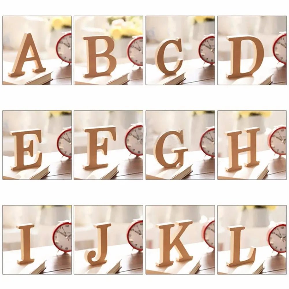 48 Pcs Wooden Alphabet Stencil Set – DIY Drawing & Coloring Templates for Kids, Educational Art Puzzle Toy - kidz learing toyes