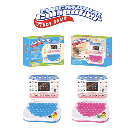 LED Screen Educational Notebook – Fun English Learning Laptop for Kids - kidz learing toyes