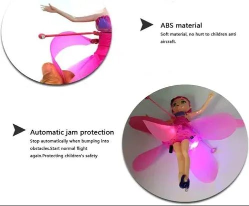 Magic Flying Fairy Princess Doll – USB Rechargeable, Gesture - Sensing Indoor Flying Toy - kidz learing toyes
