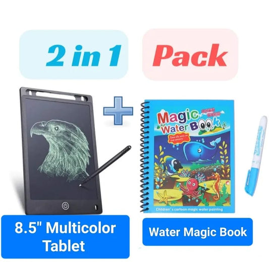 Magic Water Drawing Book – Reusable Doodle Book with Pen for Kids - kidz learing toyes