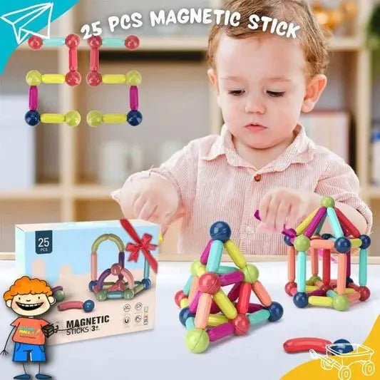 Magnetic Construction Blocks – Inspire Creativity and Early Engineering Skills - kidz learing toyes