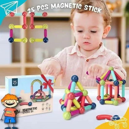 Magnetic Construction Blocks – Inspire Creativity and Early Engineering Skills - kidz learing toyes