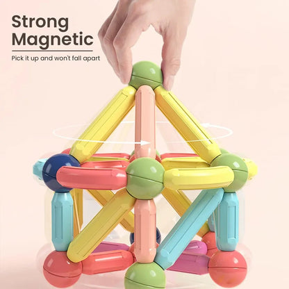 Magnetic Construction Blocks – Inspire Creativity and Early Engineering Skills - kidz learing toyes